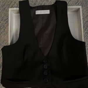 NY&C Black button Vest